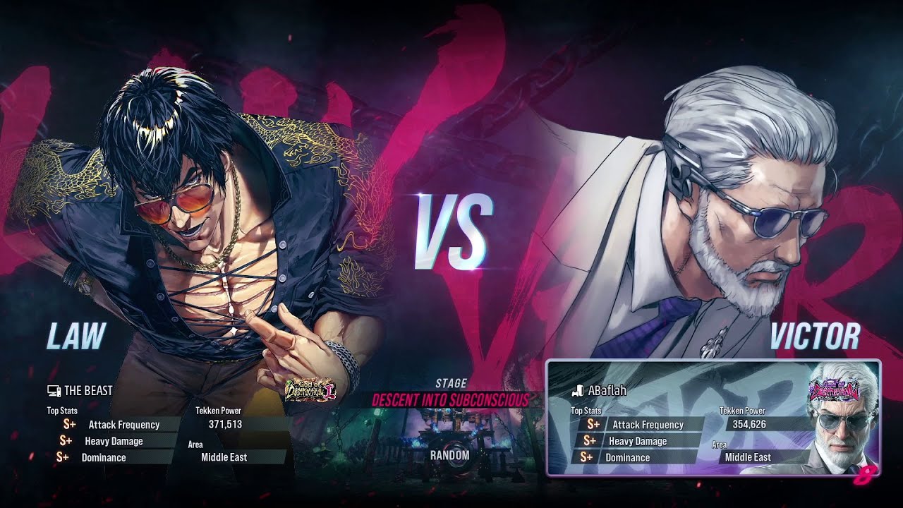 BSK (Law) VS ABaflah (Victor) Tekken 8 Ranked