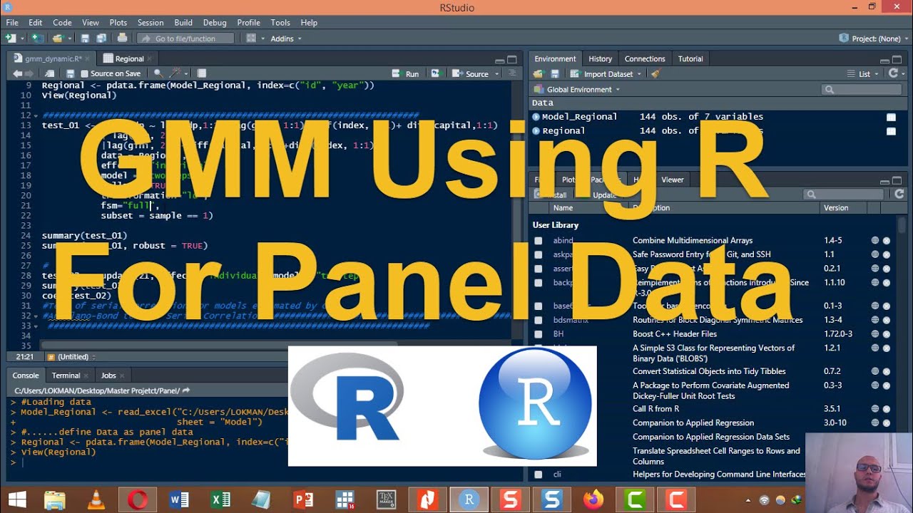 Generalized Method of Moments (GMM) for Panel Data In R (System GMM, Difference GMM, Dummy variable)