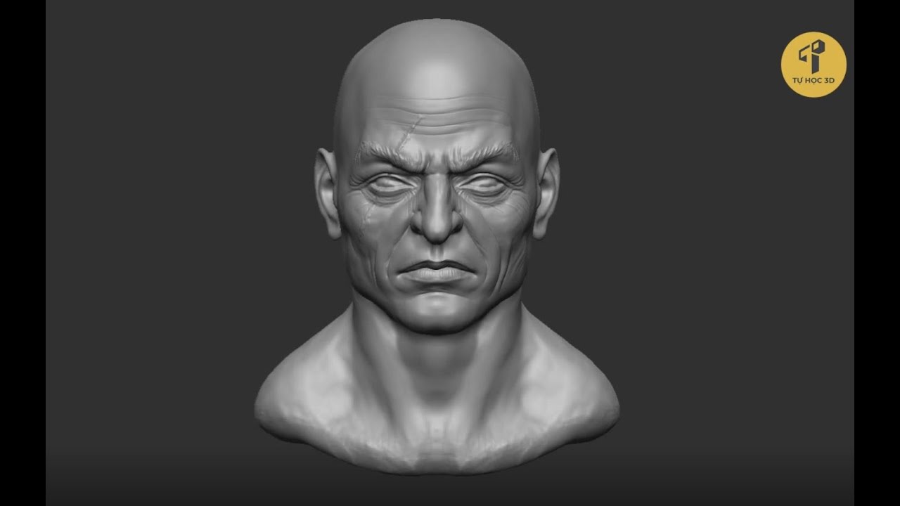 Tự Học 3D Online - Speed Sculpt Kratos in Zbrush