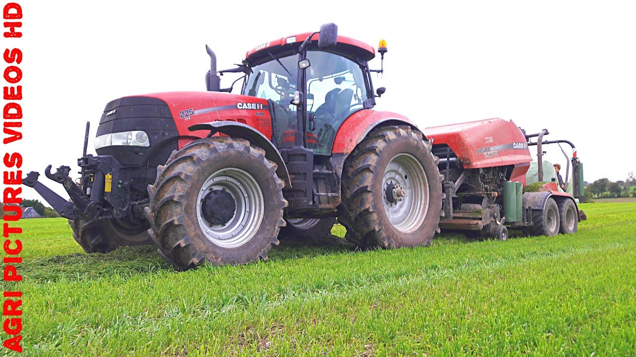 BOTTELAGE ENRUBANNAGE / CASE IH PUMA 225 CVX & PRESSE CASE IH RB 544