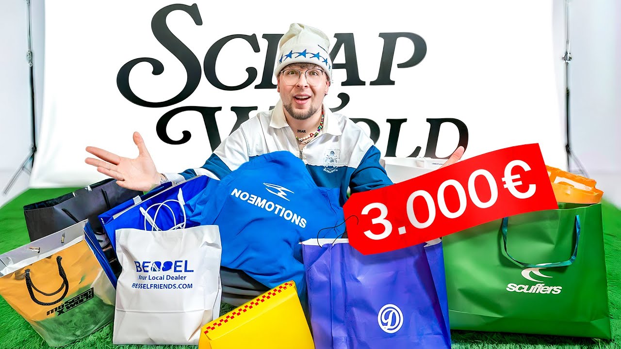 BYRE HACE EL MAYOR UNBOXING DE SUS COMPRAS DE SCRAPWORLD 2025!! Scuffers, Noemotions, Dunk SB...