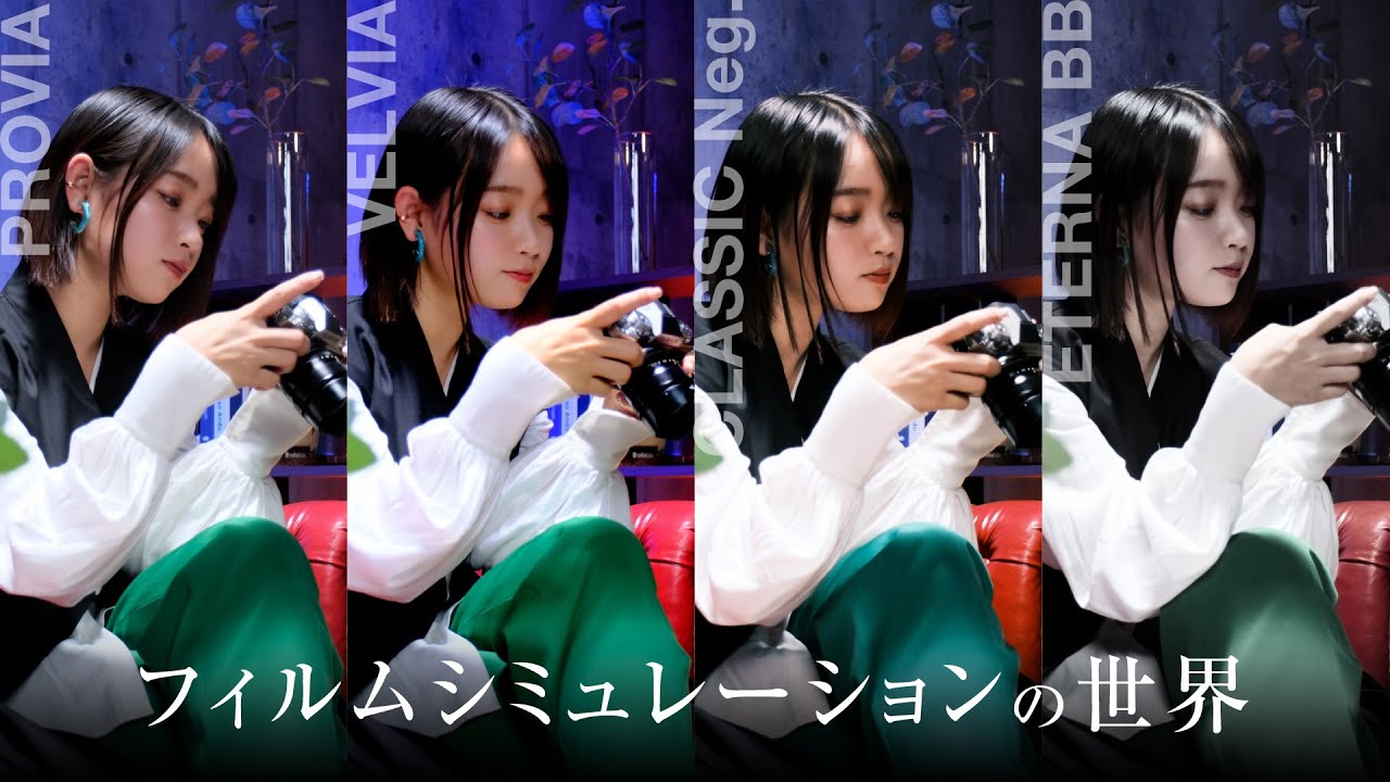 フィルムシミュレーション映像比較 FUJIFILM X-H2S XF16-55mmF2.8 R LM WR