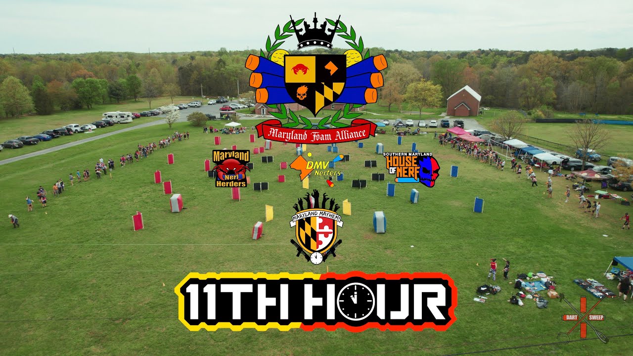 Maryland Mayhem Maryland Foam Alliance 11TH Hour Nerf War Blaster Battle Highlights