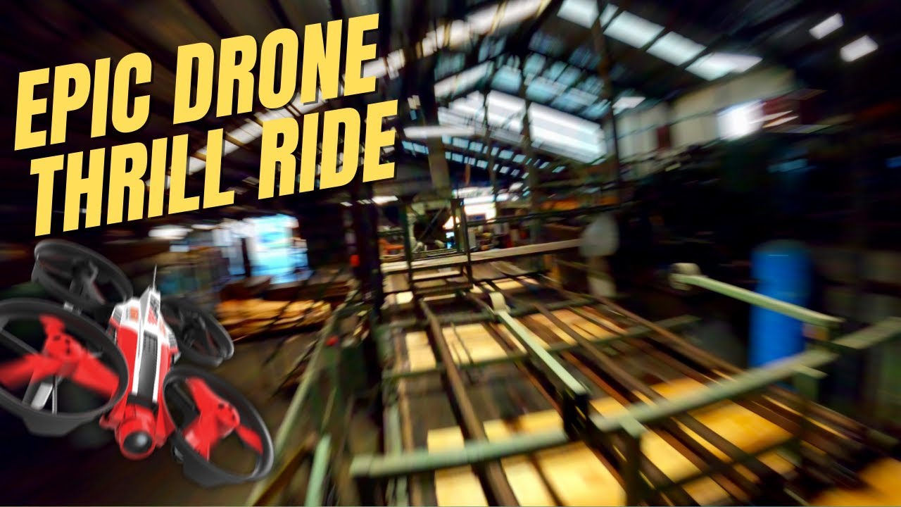 Super Epic Drone FPV Video (Fast Flythrough Of Plywood Factory)