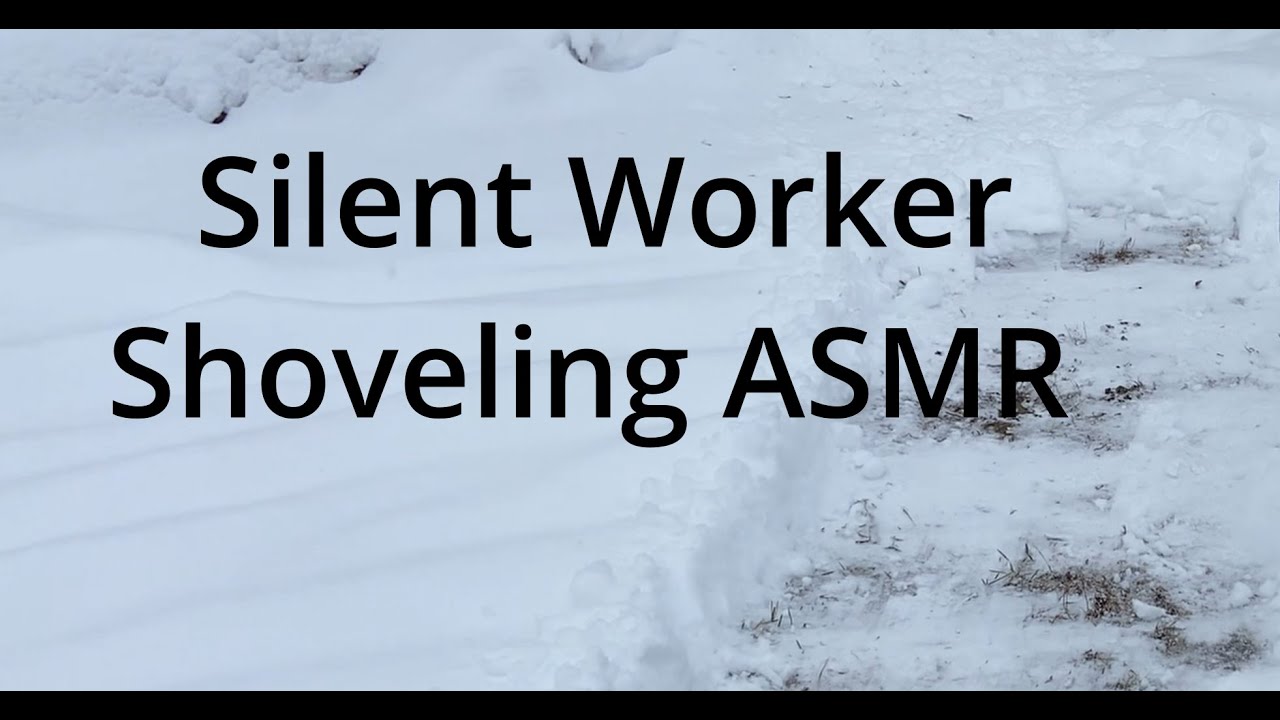 Relaxing Snow Shoveling ASMR for 30 Minutes at my Homestead!
