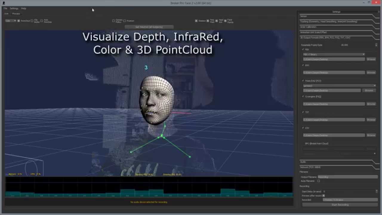 Brekel Kinect Face v2