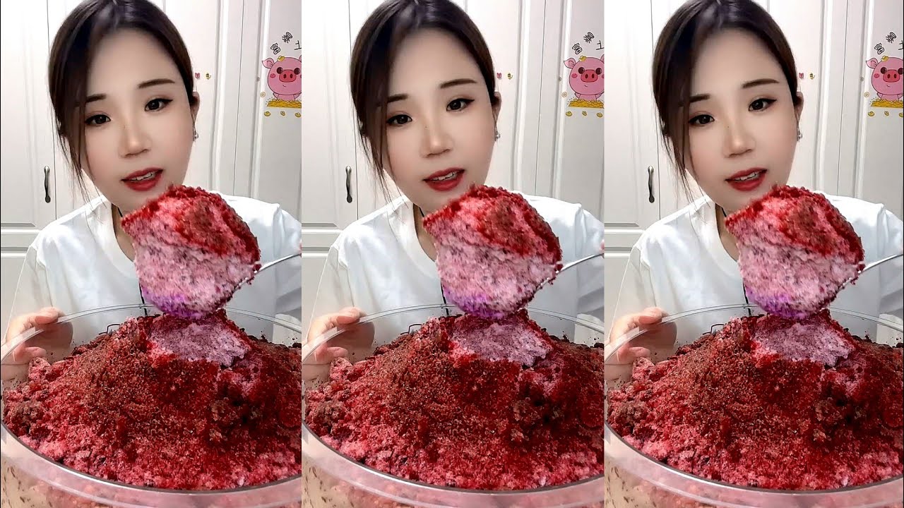 ASMR SHAVED ICE EATING YY