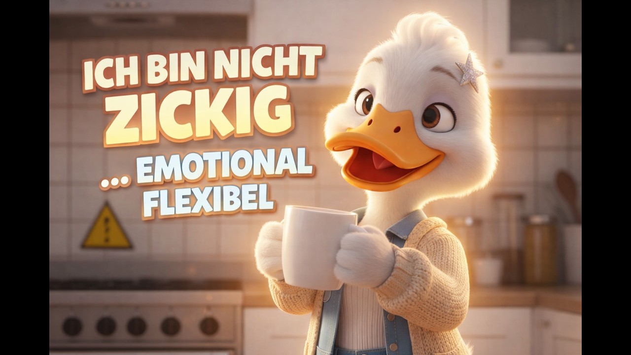 Ich bin nicht zickig – emotional flexibel 🦆 | Lustiger Party-Song | Enten-Video