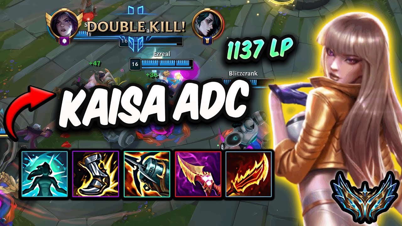 Kaisa vs Caitlyn ADC ( 55% WINRATE ) Korea Challenger 1,137 LP | Patch 25.19