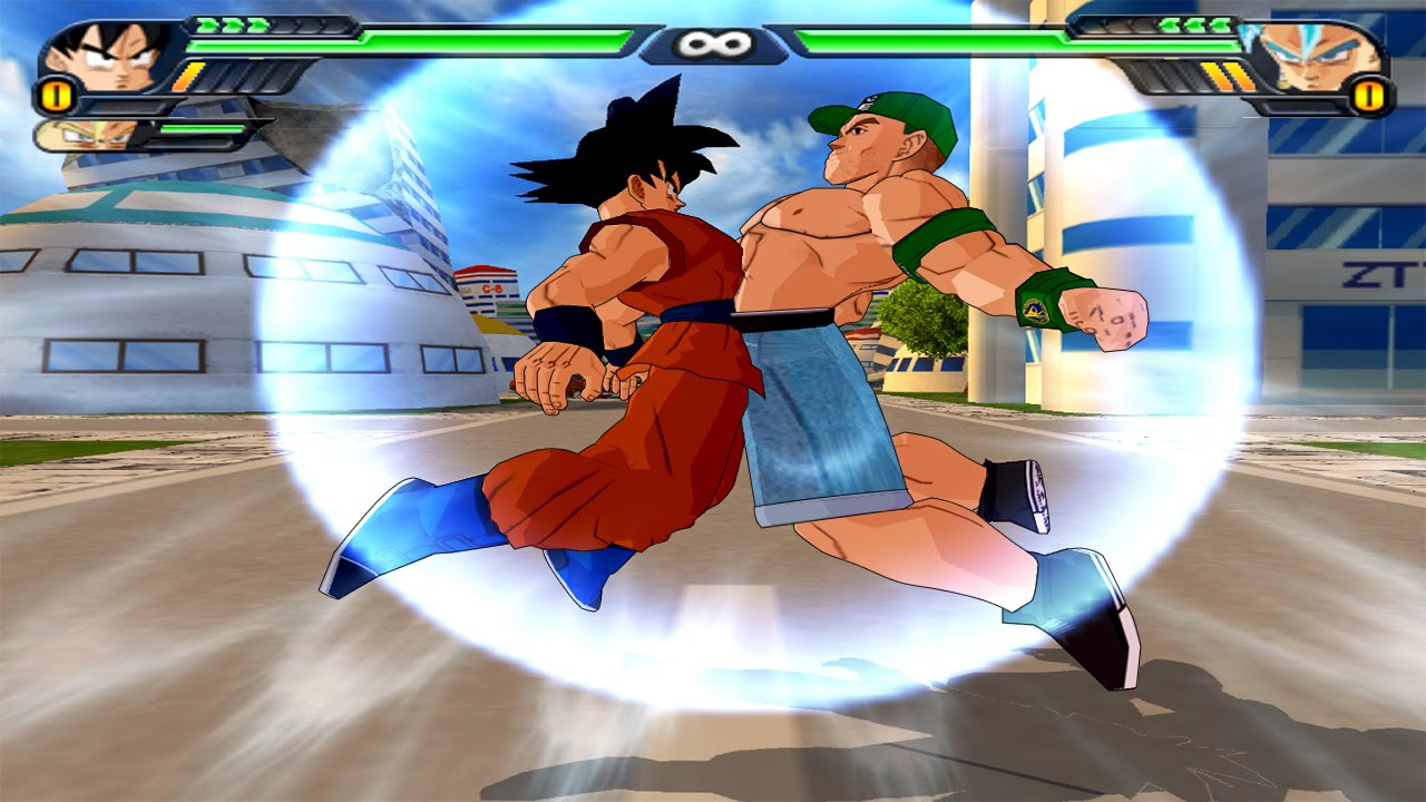 Goku and John Cena Fusion | Happy New Year | DBZ Tenkaichi 3 (MOD)