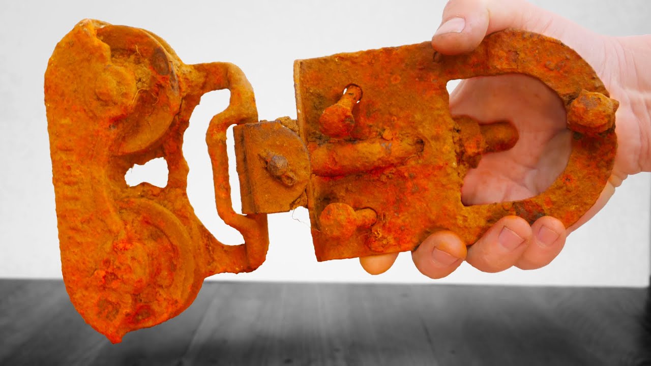 100 Year Old Barn Door Rollers Taken Over by Rust