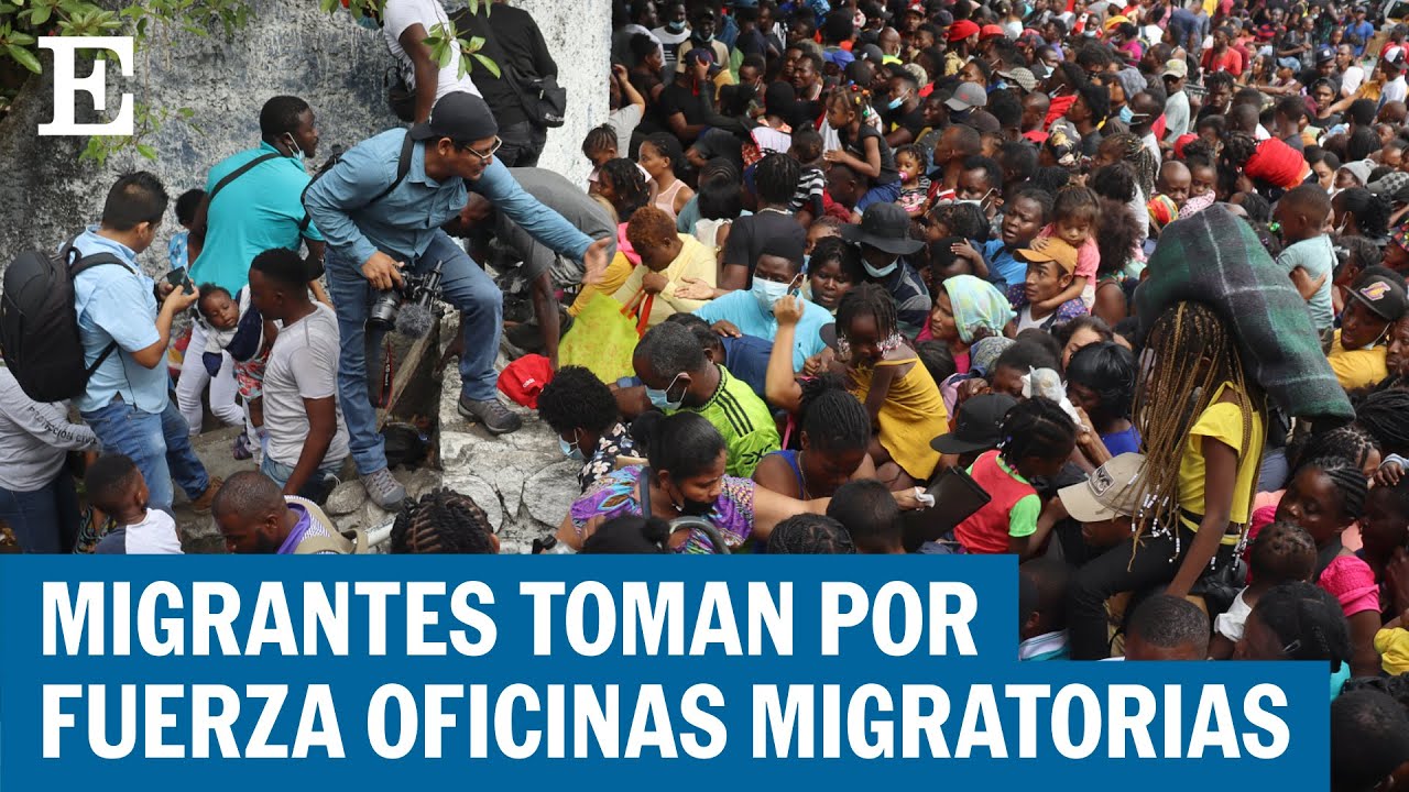 Miles de migrantes entran por la fuerza a la COMAR en Tapachula | EL PAÍS