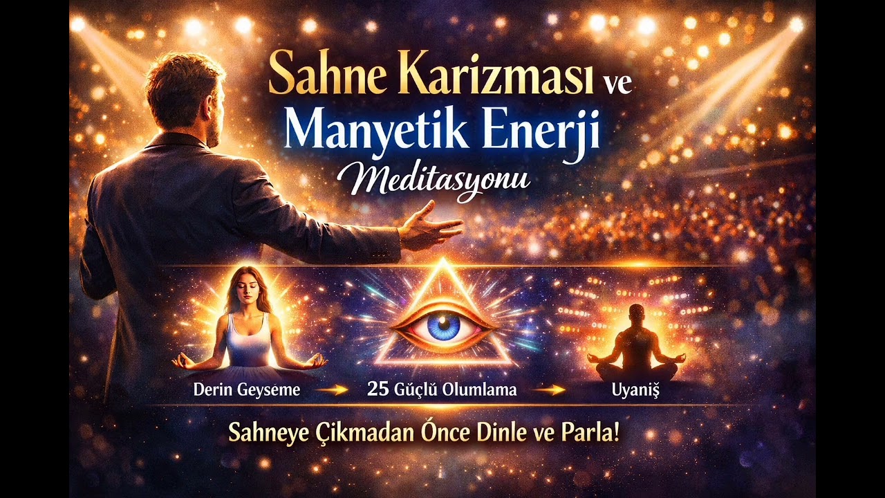 SAHNE KARİZMASI VE MANYETİK ENERJİ MEDİTASYONU * Derin Trans & Bilinçaltı Programlama