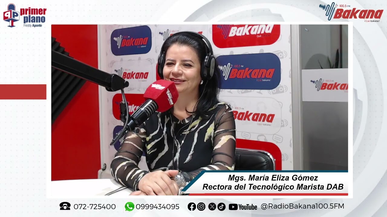 María Eliza Gómez, rectora del Tecnológico Marista Daniel Álvarez Burneo