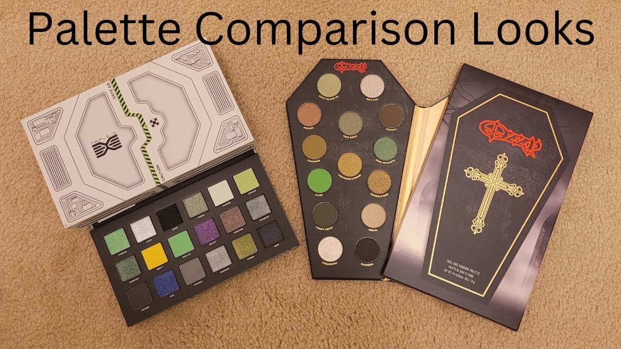 Martine Cosmetics Mission Triple X vs Rock and Roll Beauty Ozzy Osbourne Coffin | Hooded Eyes