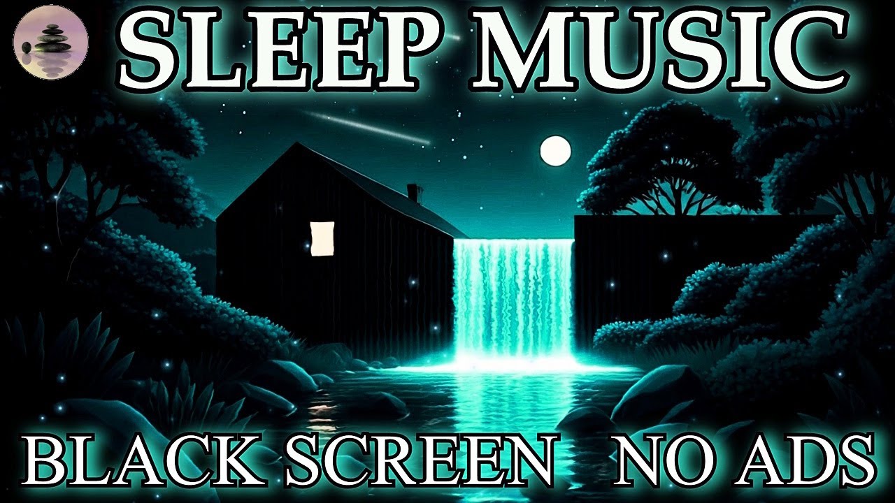 INSTANT CALM Sleep Music NO ADS, 528 Hz Healing Deep Sleeping Music Black Screen, Meditation Music