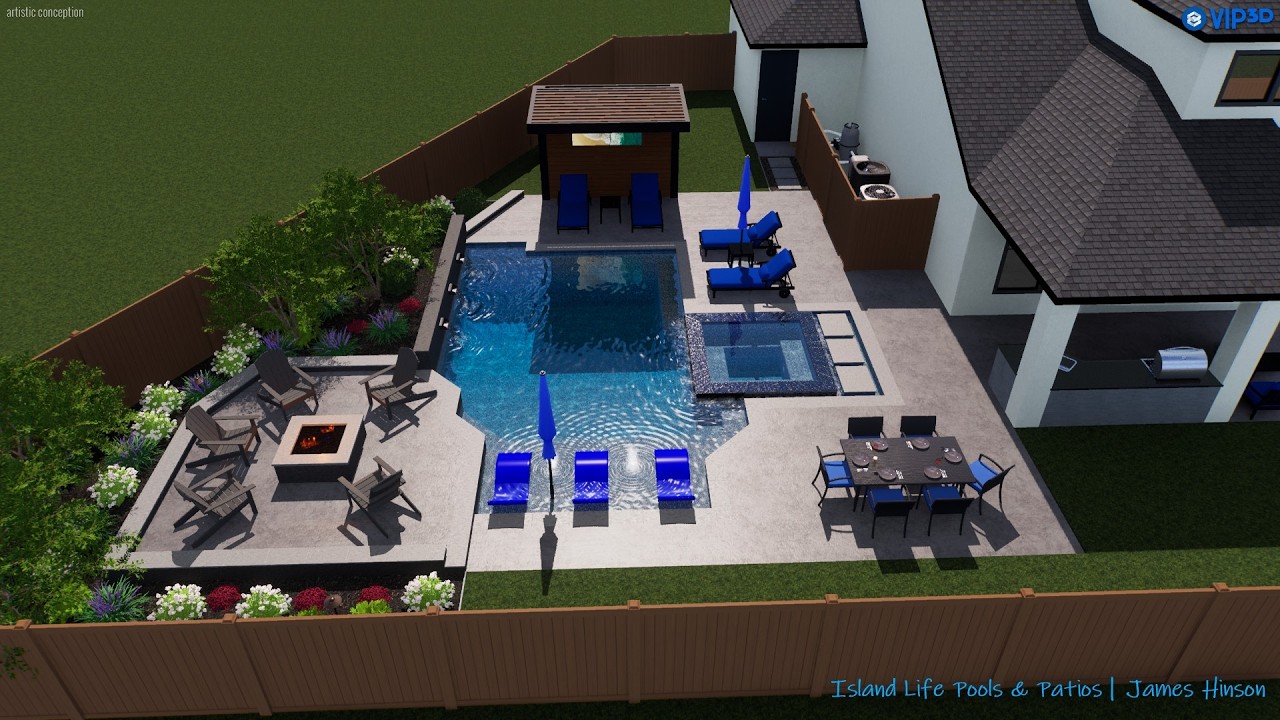 The Hohman Family - Island Life Pools & Patios - James Hinson