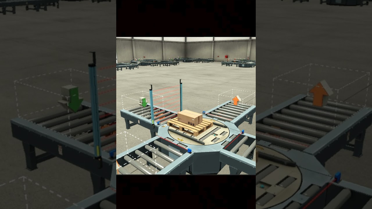 Working with Turntable Day-01 #factoryio #ladderlogic #plc #plcprogramming #tutorial #simulation