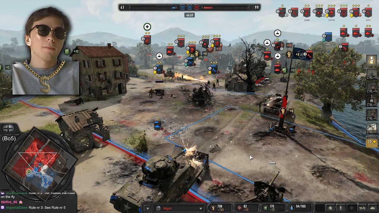 CoH3 New 1.5 patch: DevM vs. F3riG on Semois - insane game!