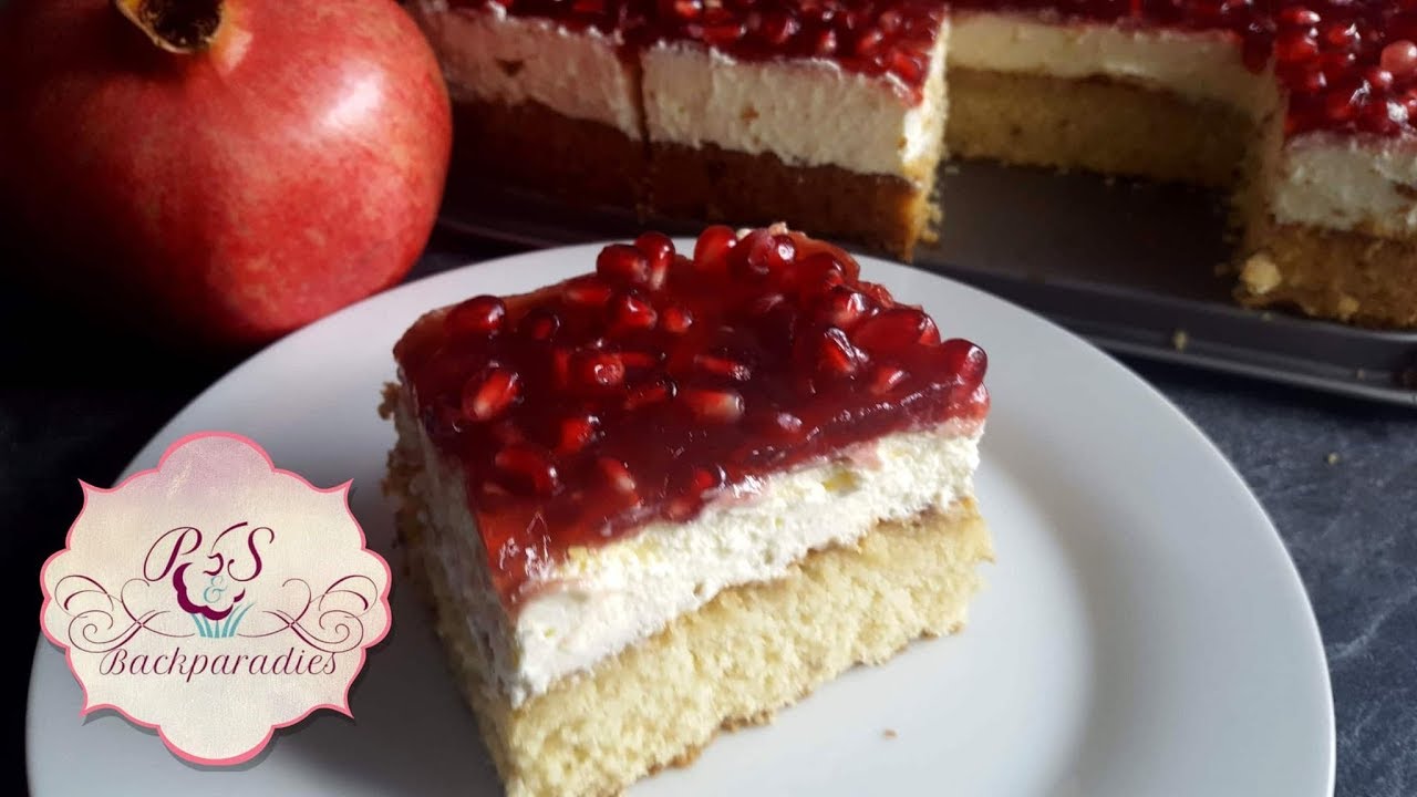 GRANATAPFELKUCHEN vom Blech ♥ P&S Backparadies