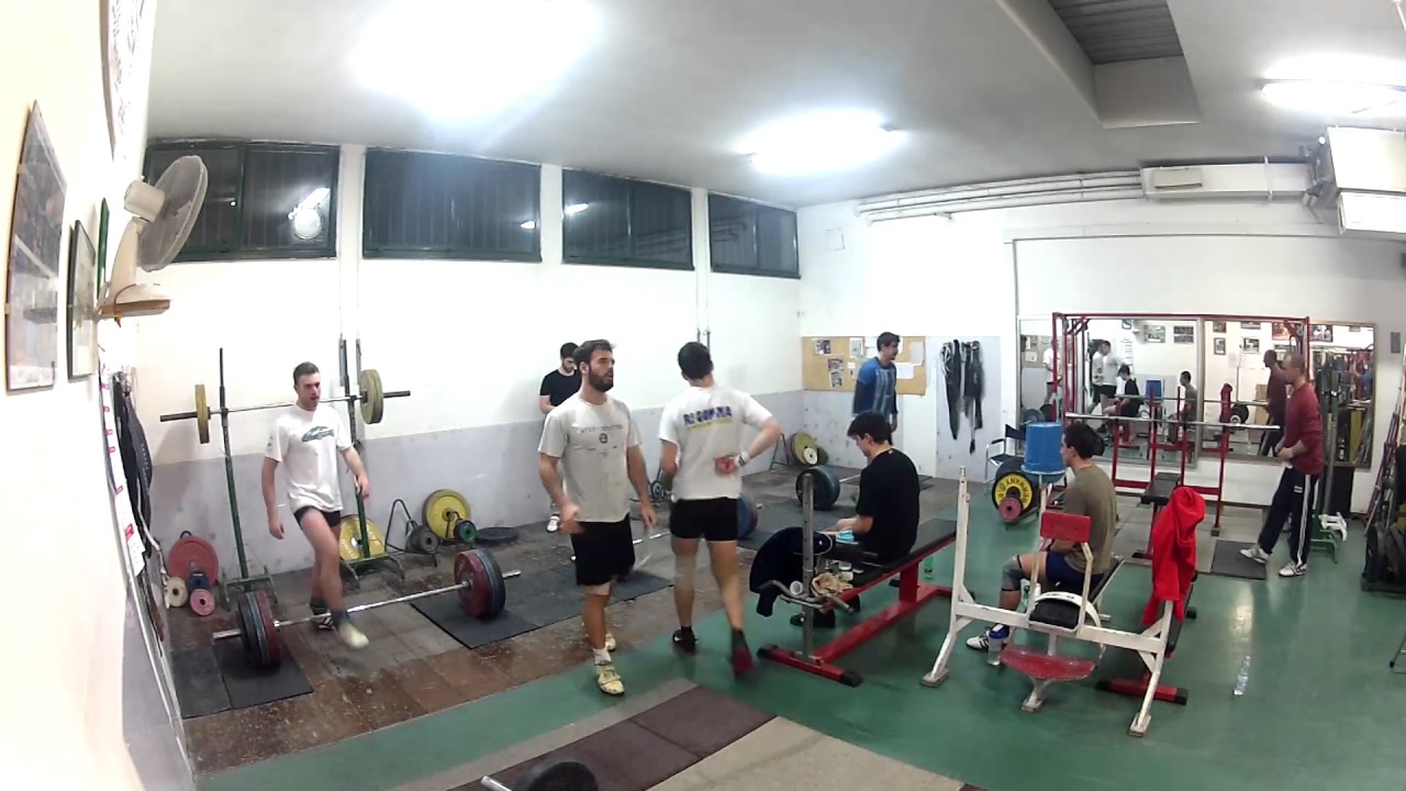 Allenamento della Spes Mestre Pesistica (Weightlifting)