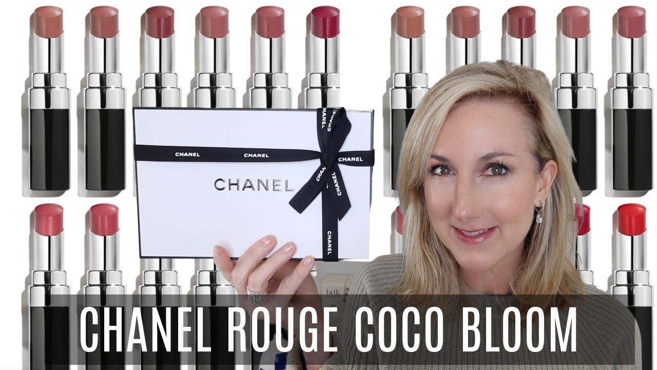 NEW!  CHANEL ROUGE COCO BLOOM LIPSTICKS |  PLUS  FULL FACE OF CHANEL FAVORITES