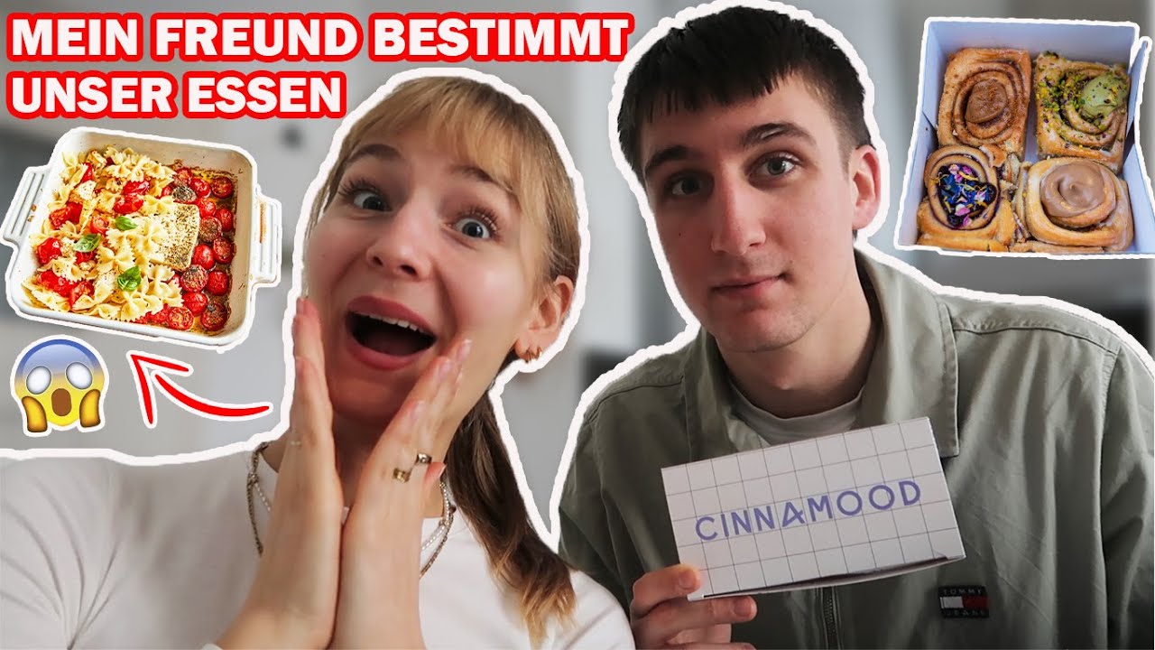 1 Tag ALLES essen was mein FREUND bestimmt🐻🍕 (in seiner Prüfungsphase)