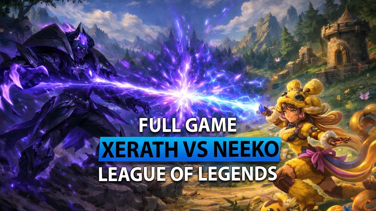 Xerath vs Neeko Mid Gameplay | Ranked (No Commentary)