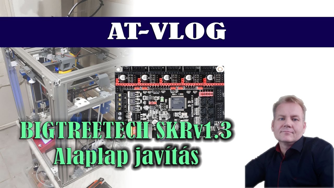 Bigtreetech SKR v1.3 alaplap javítás.