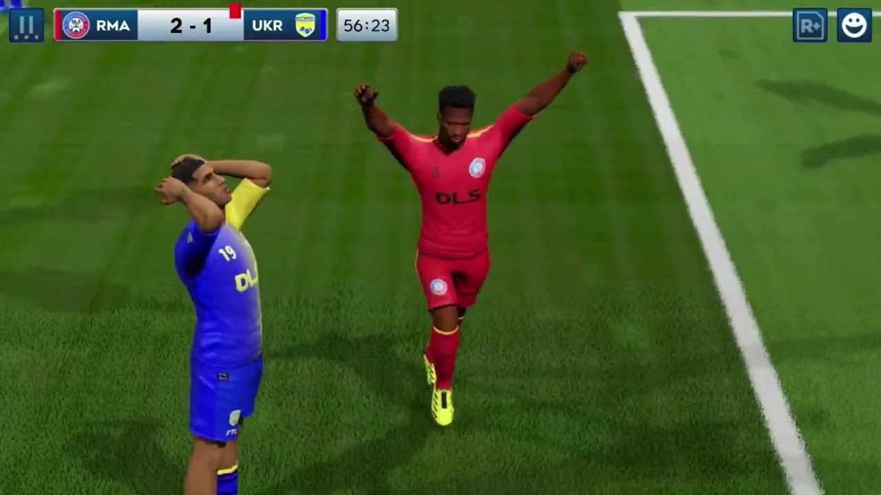 Два матча в онлайн лиге DLS⚽️😐♟️