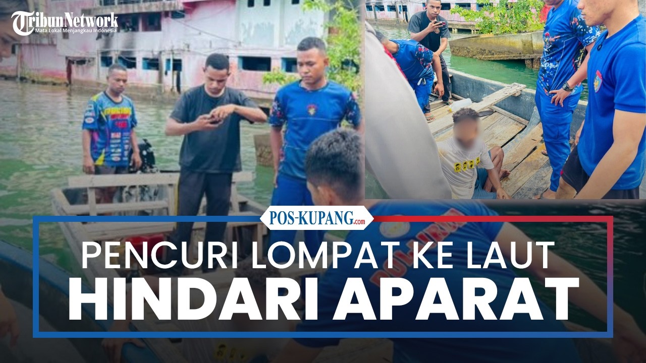 Pencuri di Jayapura Nekat Lompat ke Laut Demi Hindari Penangkapan