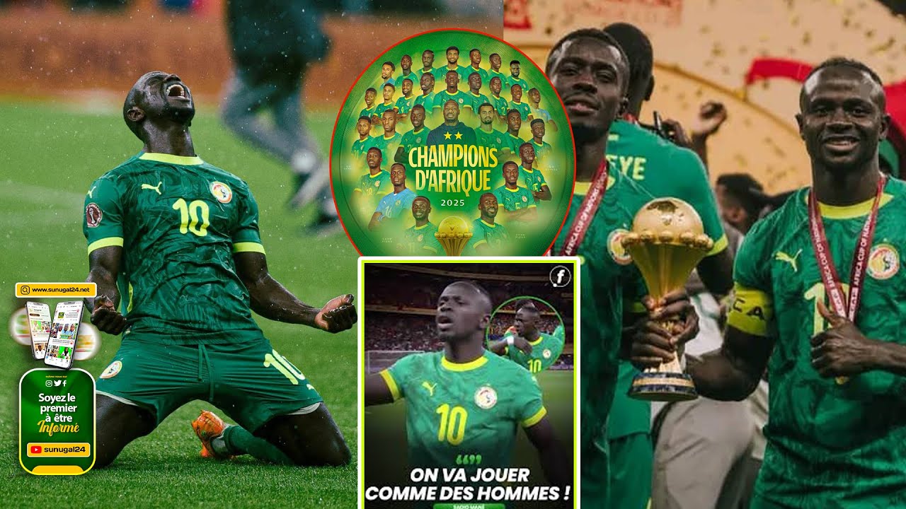 Finale CAN Sénégal–Maroc : le geste remarqué de Sadio Mané, leader incontestable du tournoi
