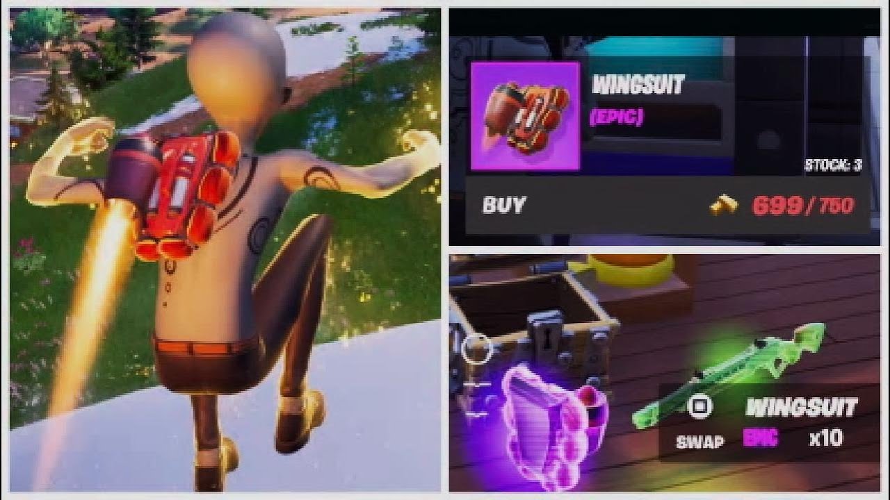 Easily Hit Opponents Within 10 Seconds of Landing With a Wingsuit - Fortnite Weekly Quest