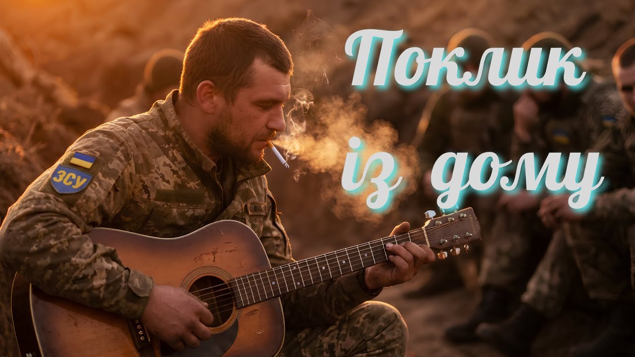 Поклик із дому - Українська військова балада під гітару. Пісня солдата, що мріє повернутися додому.