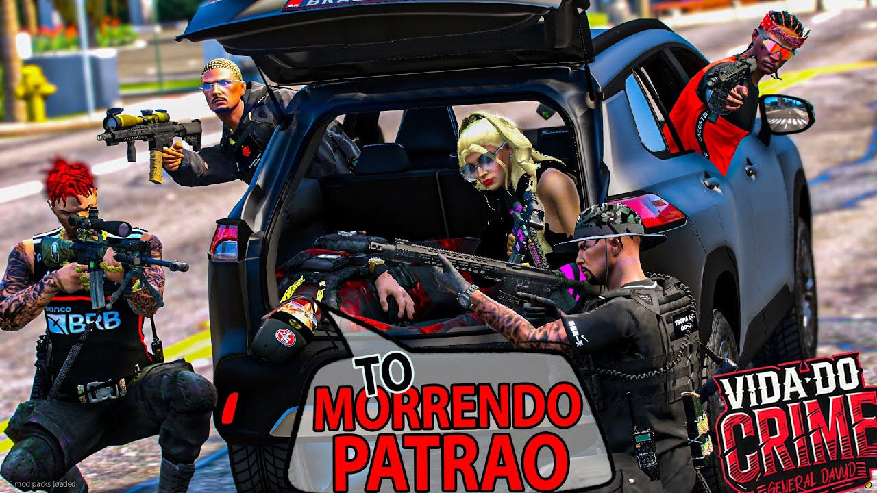 GTA 5 : VIDA DO CRIME - FOI TUDO OU NADA! 🔥 RESGATE DO KASKATA... ELE VAI VIVER? 😳 - EP.26