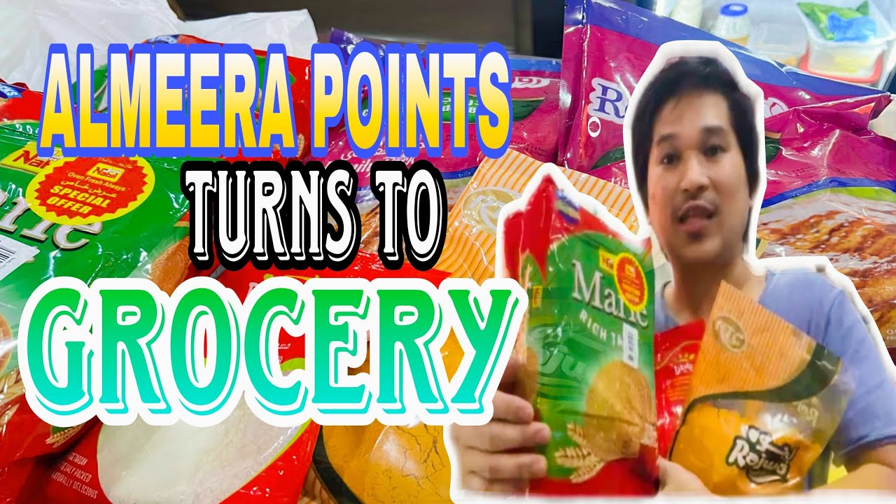 DAHIL NAKAIPON NA NAMAN NG POINTS, KAYA ITO NAKAPAGROCERY NA NAMAN GAMIT ANG ALMEERA POINTS