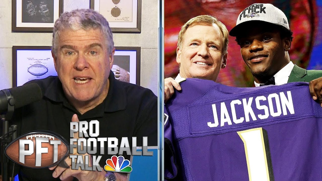 Why did Ravens' Lamar Jackson fall so far in the 2018 NFL draft? | Pro Football Talk | NBC Sports