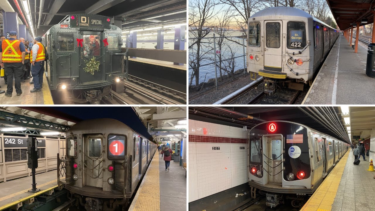 New York City Subway MEGA COMPILATION | December 2023