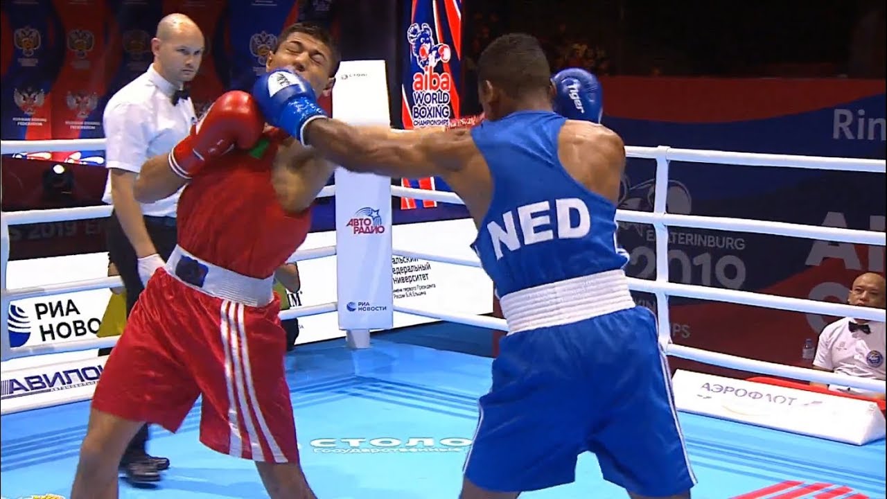 Preliminaries (69kg) AMANGELDIYEV Serdar (TKM) vs JAMES Delano (NED) /AIBA World 2019