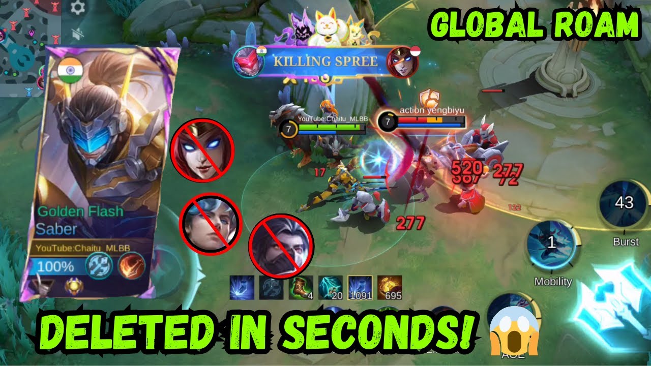 Saber Roamer MVP | These Squishies Never Learned Their Lesson | Irithel? Hayabusa? All Deleted