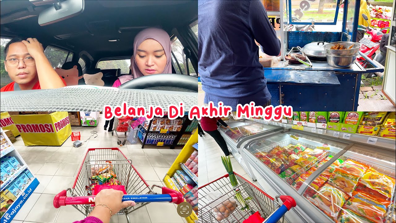Belanja Lagi Ke Swalayan, Yang Penting Stock Telur Selalu Ada, Sebelumnya Jajan Sarapan Dulu