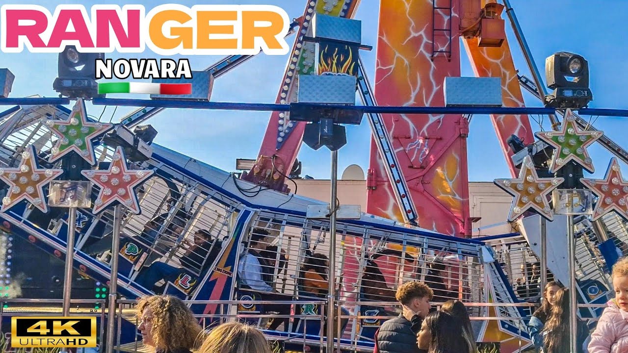 RANGER  Ride - Giostre 2024 🇮🇹 Lunapark Delle Streghe 4K