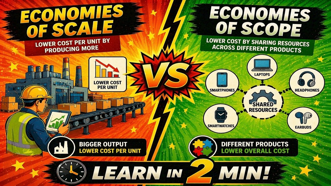 Economies of Scale vs Economies of Scope