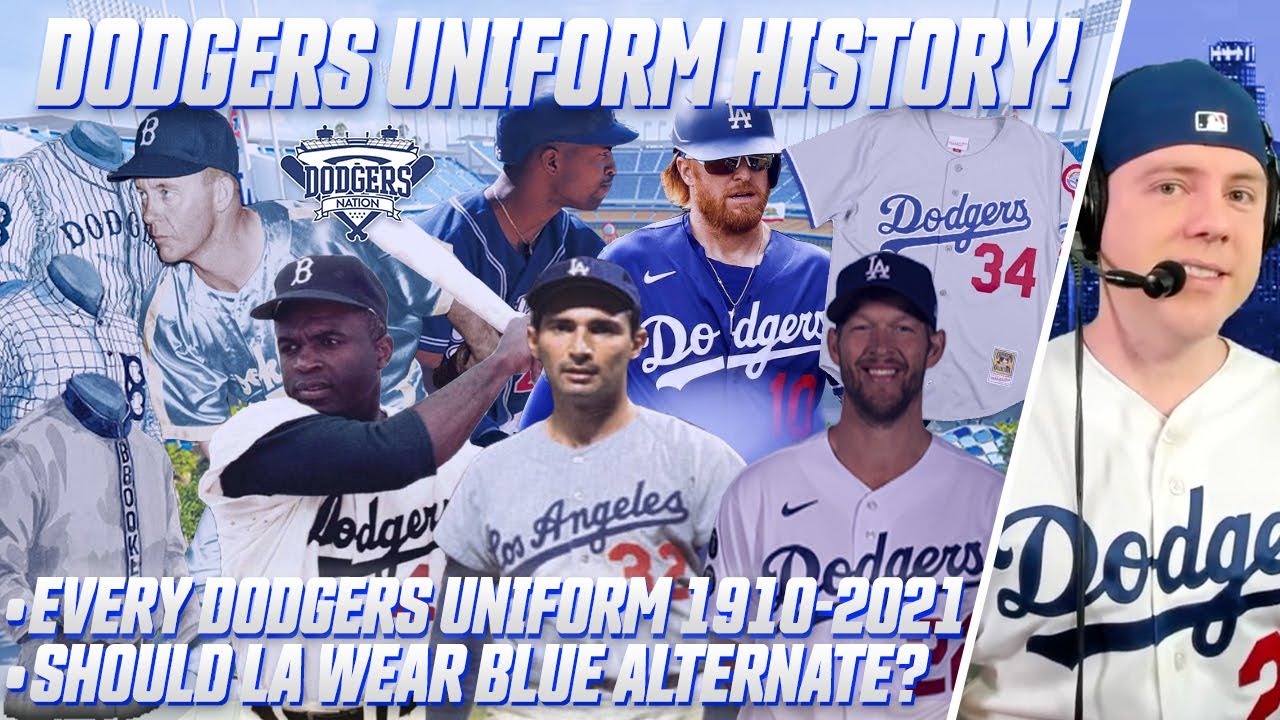 Which ones were the best? Los Angeles Dodgers Uniform History from Brooklyn to Los Angeles