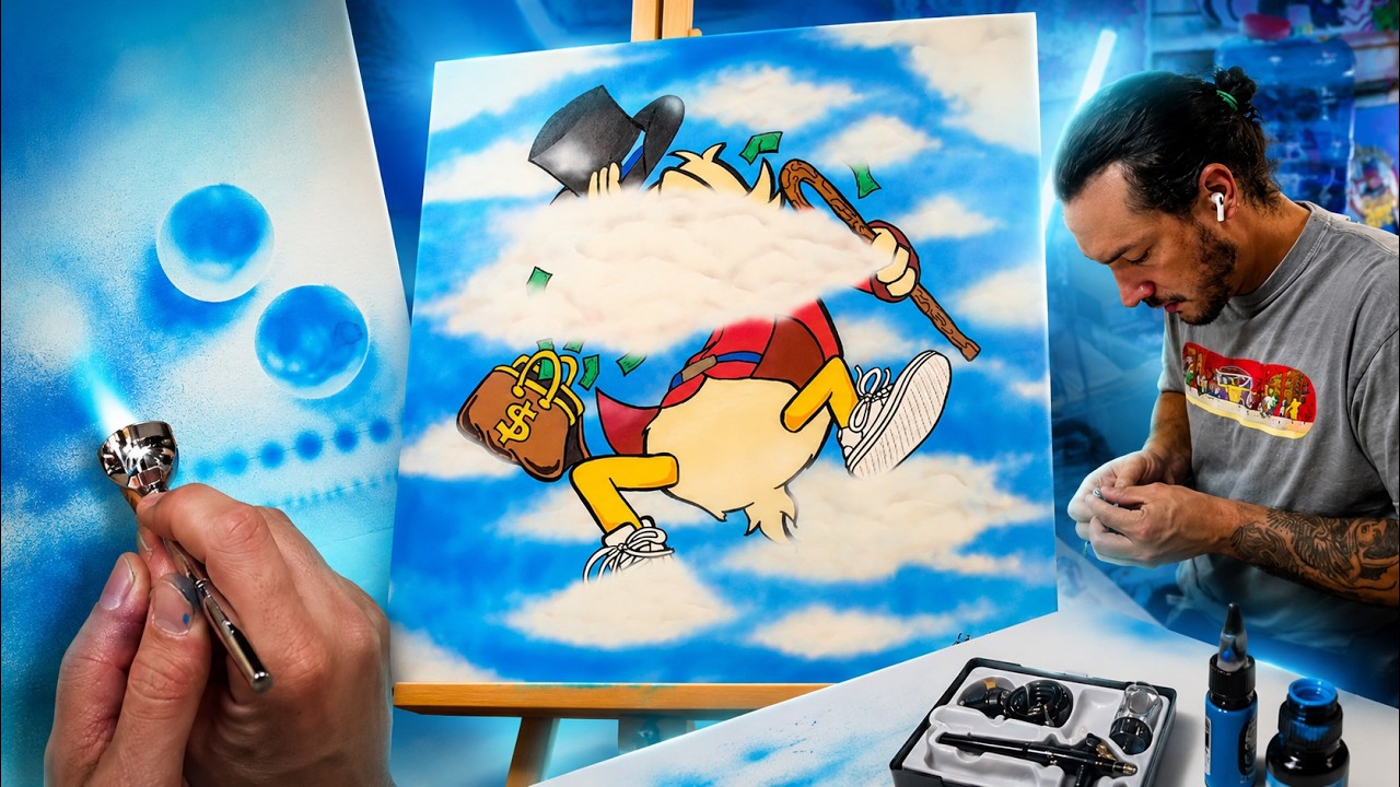 FIRST TIME AIRBRUSHING - Anthony Alfonso Art