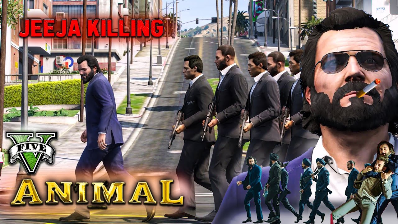 JIJA KILLING & RANGE ROVER ENTRY SCENE RECREATION || ANIMAL X GTA 5 || XeLRant