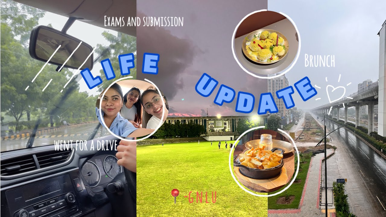 Life Update 💌| back to law school | gnlu | juggling life| 🙇🏻‍♀️