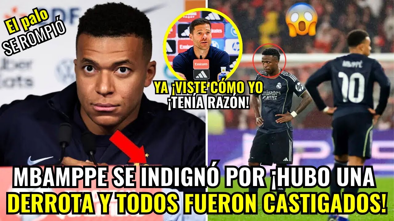 🚨¡GUAU! ¡MBAPPÉ SE ENFADA CON VINI JR Y LOS JUGADORES DEL  MADRID TRAS LA VERGÜENZA DE LA CHAMPIONS!