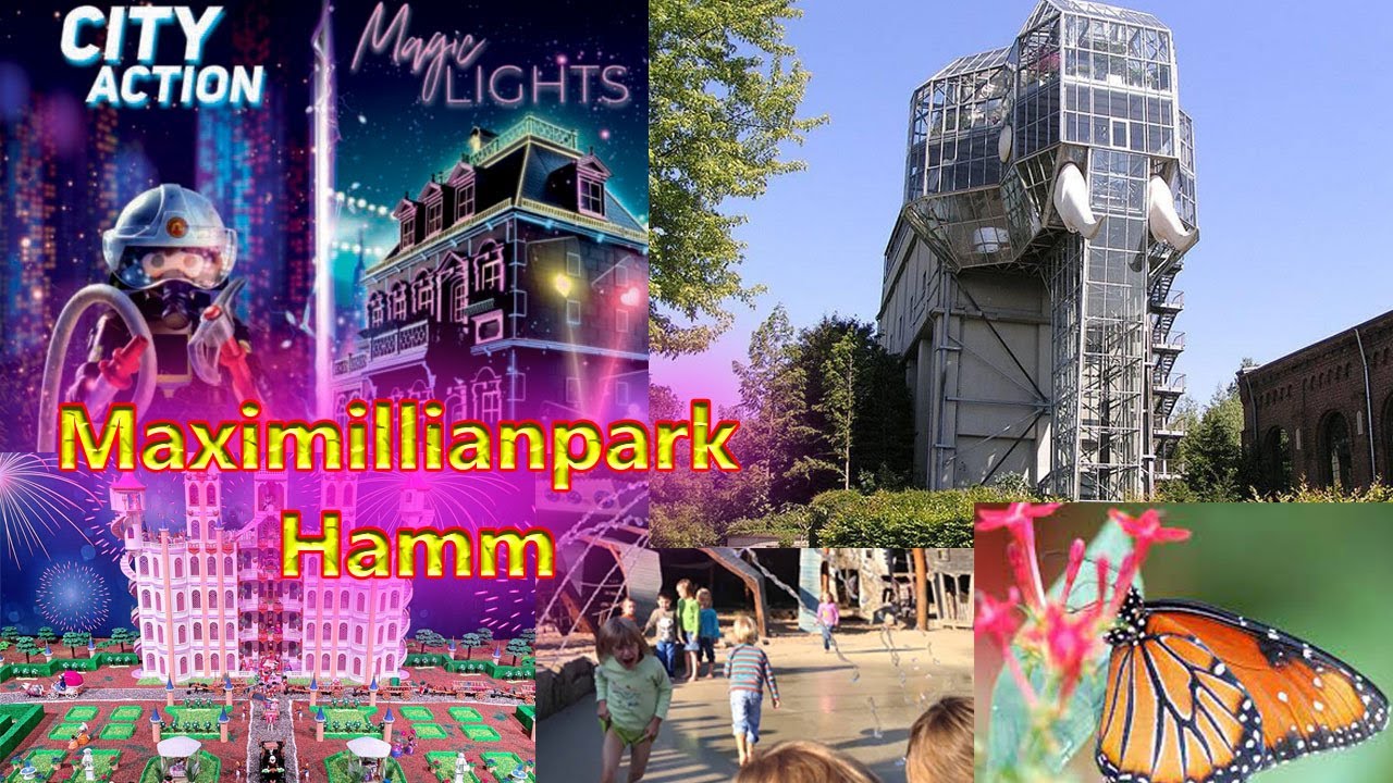Maximillianpark Hamm HD Maxipark wasserpark Glaselefant Schmetterlingshaus 2022 Playmbil