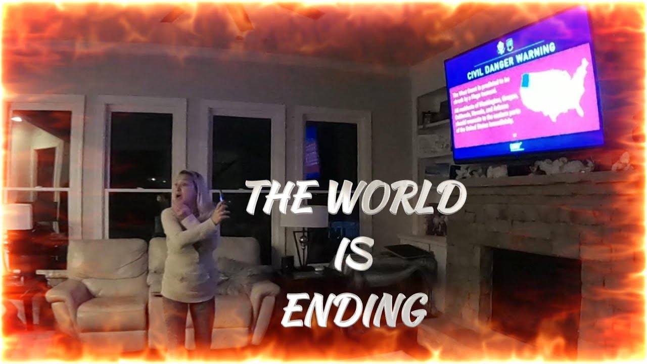 End of the World Prank on Wifey! I got her!!! She thought it was over!!!